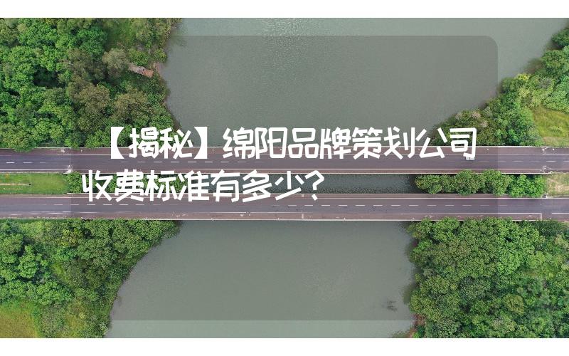 【揭秘】綿陽品牌策劃公司收費標(biāo)準(zhǔn)有多少？