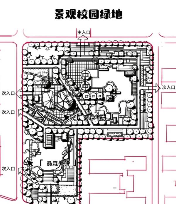 大學(xué)校園功能分區(qū)（大學(xué)校園功能分區(qū)圖）