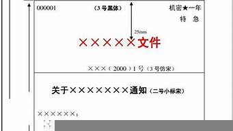 公文格式制作教程（公文格式制作教程圖片）