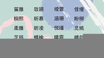 女孩簡單大方的名字（女孩高雅有涵養(yǎng)的名字）