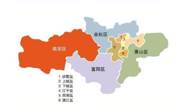 杭州市區(qū)域排名（杭州市各區(qū)排行）